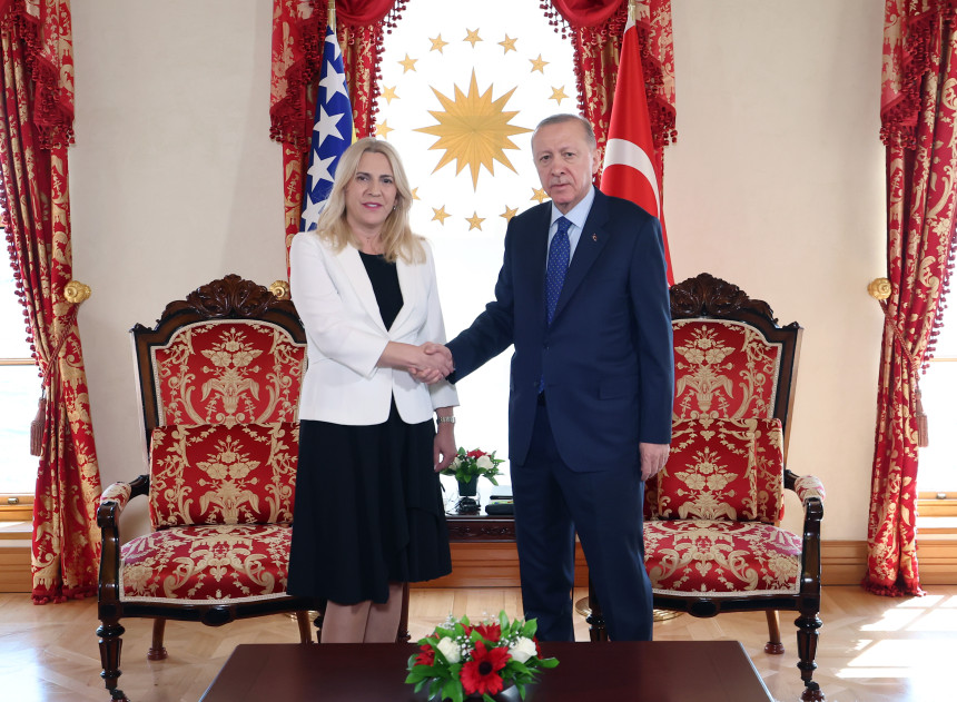 Cvijanovićeva sa Erdoganom: Aktuelnu krizu izazvao stranac