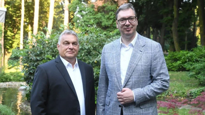 Vučić sa Orbanom o unapređenju odnosa dvije zemlje