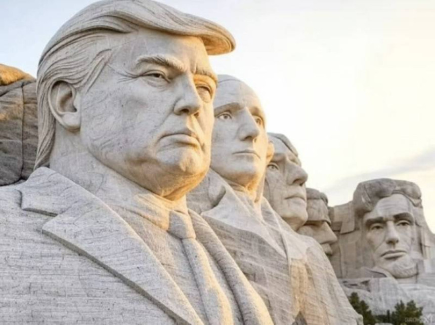 "Ima dovoljno mjesta za Trampov lik na Maunt Rašmoru"