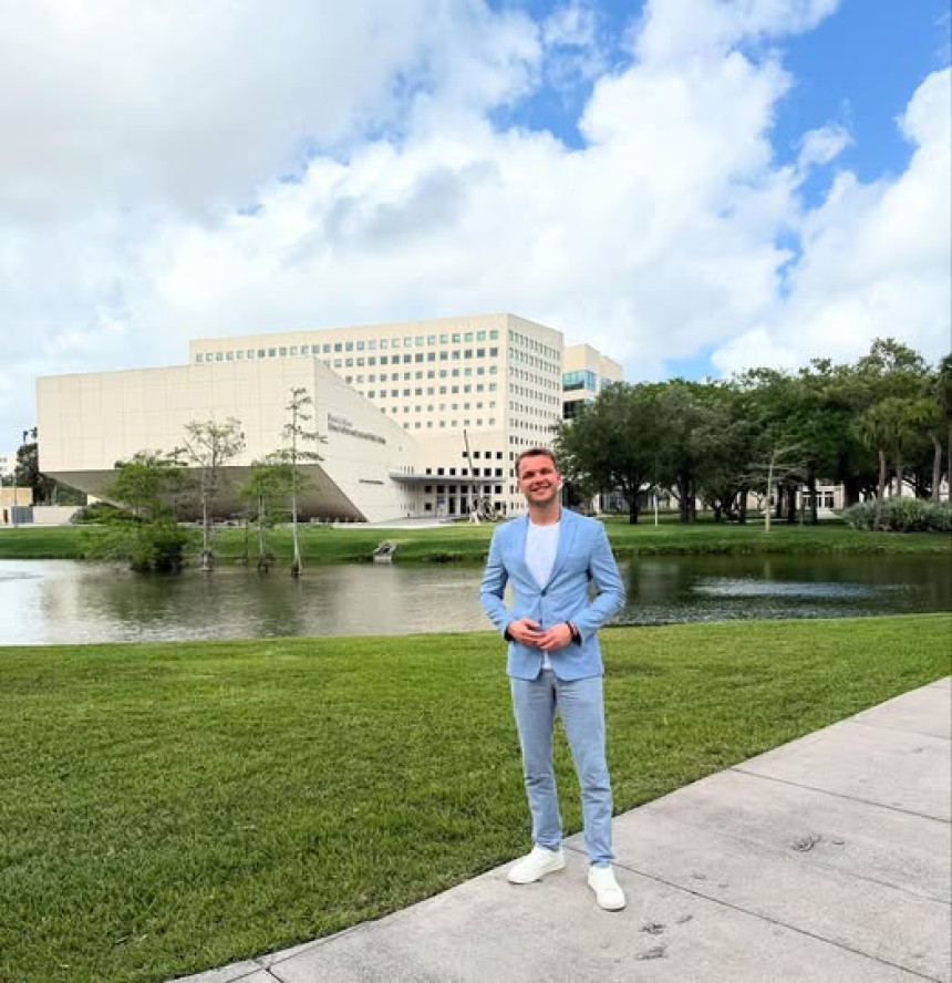 Draško Stanivuković boravi na političkom predavanju u SAD