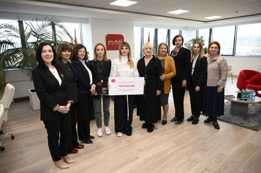 M:tel uručio donacije Sigurnim kućama u BiH