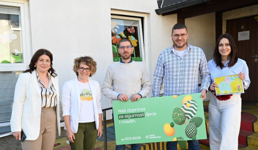 ATOS BANK uručila donaciju Udruženju Nova generacija