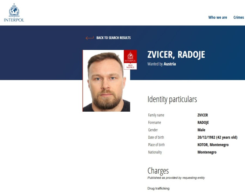 Raspisana Interpol potjernica za vođom "kavačkog klana"