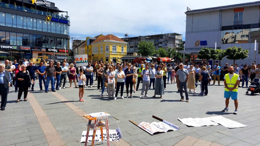 Prijedor: Sedmi protest "Ustanak za opstanak"