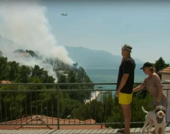 Požar kod Splita, gori nepristupačno područje