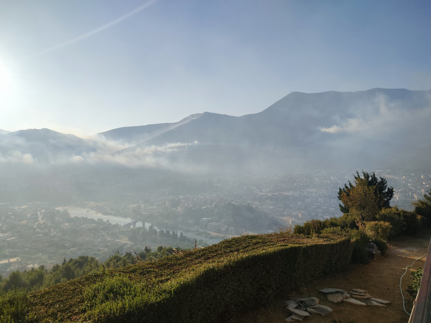 Burna noć u Trebinju, odbranjene kuće od požara