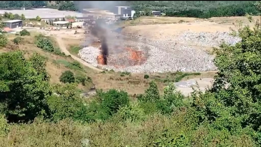 Požar na deponiji u Ramićima kod Banjaluke