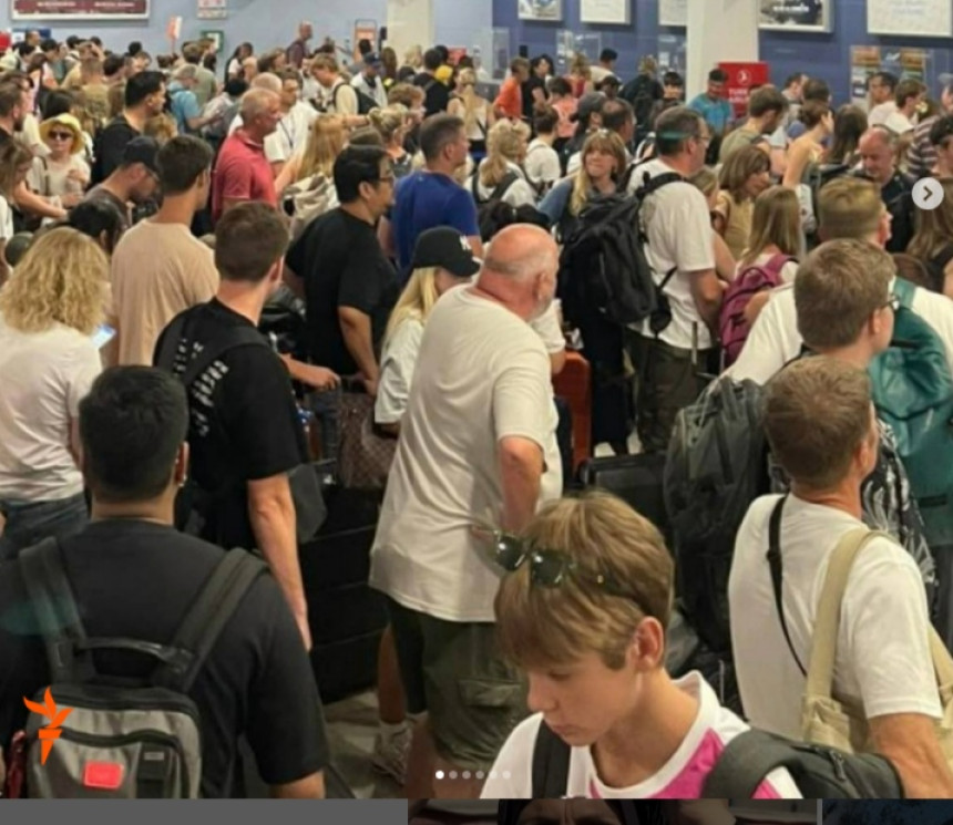 Gužve na aerodromu Tivat, čekanje duže od avionskog leta
