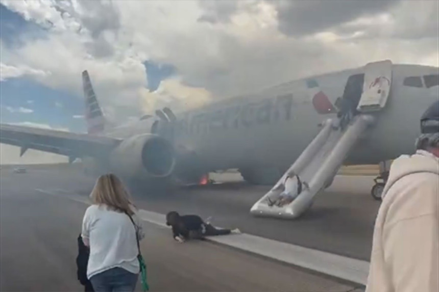 Drama u Denveru: Zapalio se avion pun putnika (VIDEO)