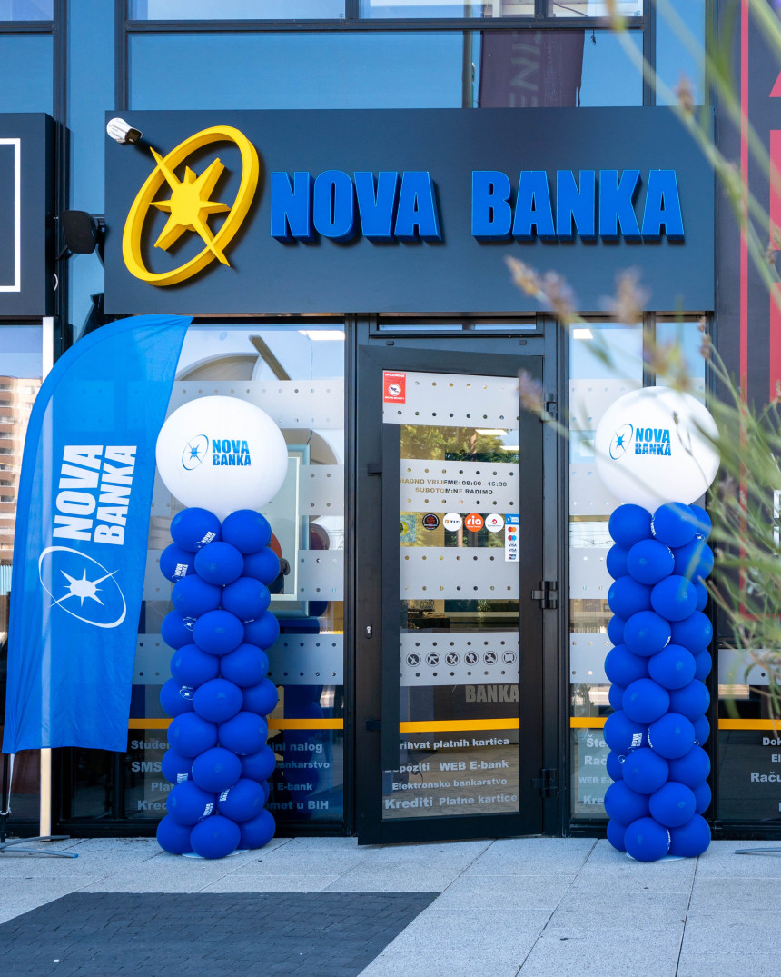 Otvorena nova poslovnica Nove banke u Sarajevu