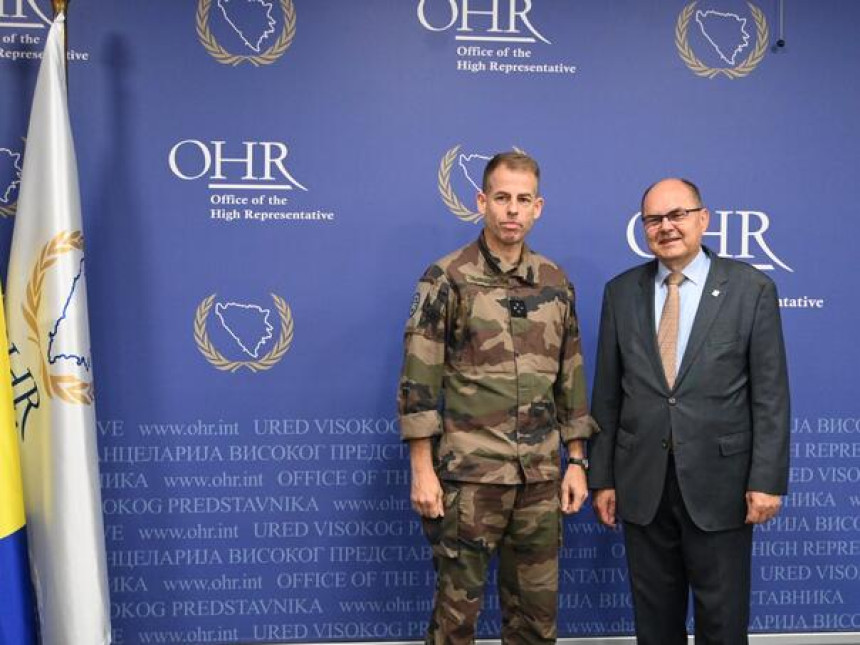 Kristijan Šmit sa komandantom EUFOR o situaciji u BiH