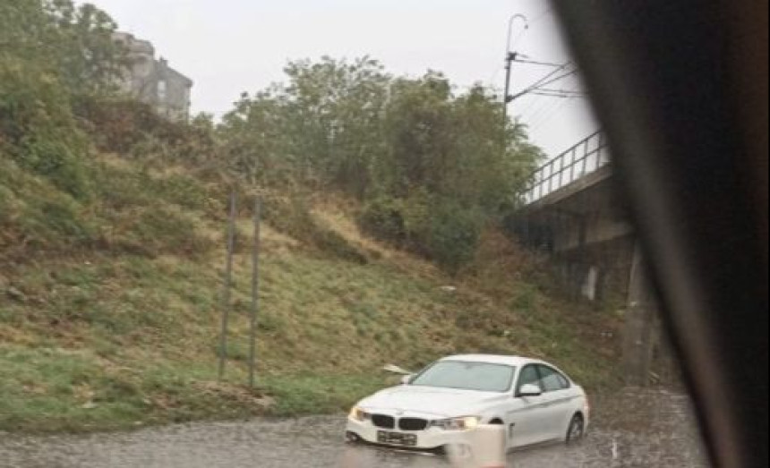 Blokiran saobraćaj na sjevernom izlazu iz Mostara zbog kiše