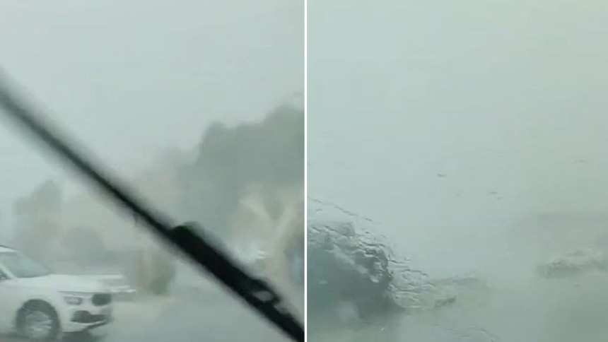 Nevrijeme pogodilo Crnu Goru, ne vidi se prst pred okom