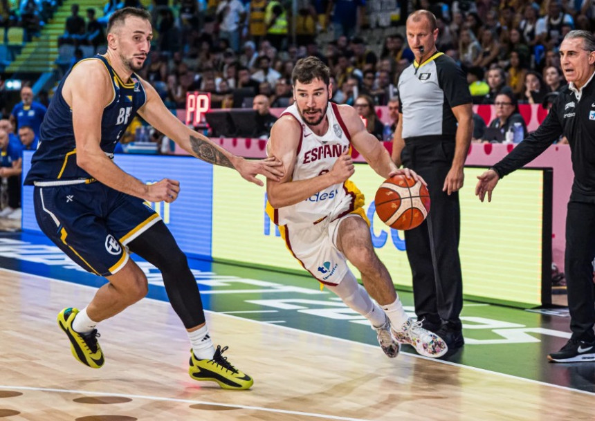 Košarkaši BiH nemoćni protiv selekcije Španije