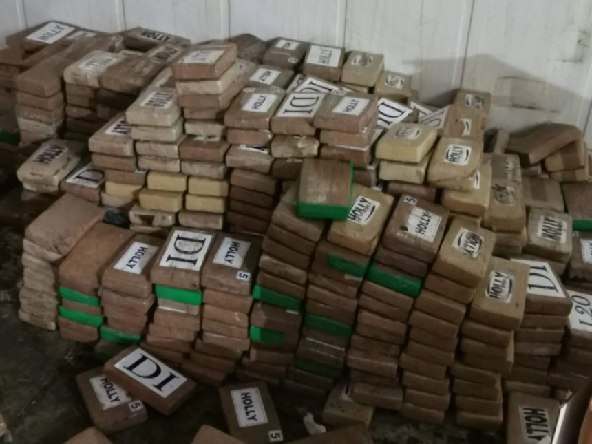 Rekordna zapljena 9,3 tone kokaina spremnog za Evropu