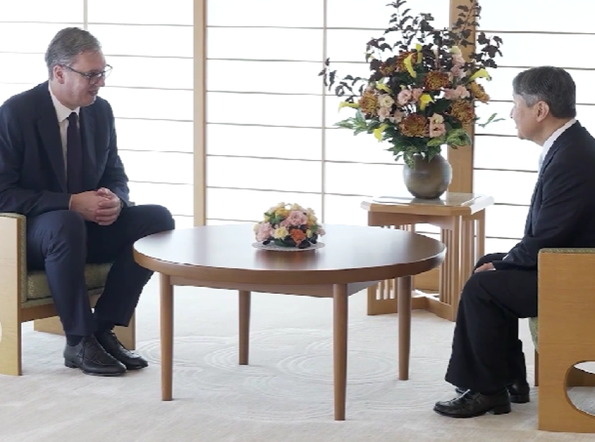 Predsjednik Vučić pozvao cara Naruhita da razmotri mogućnost posete Srbiji