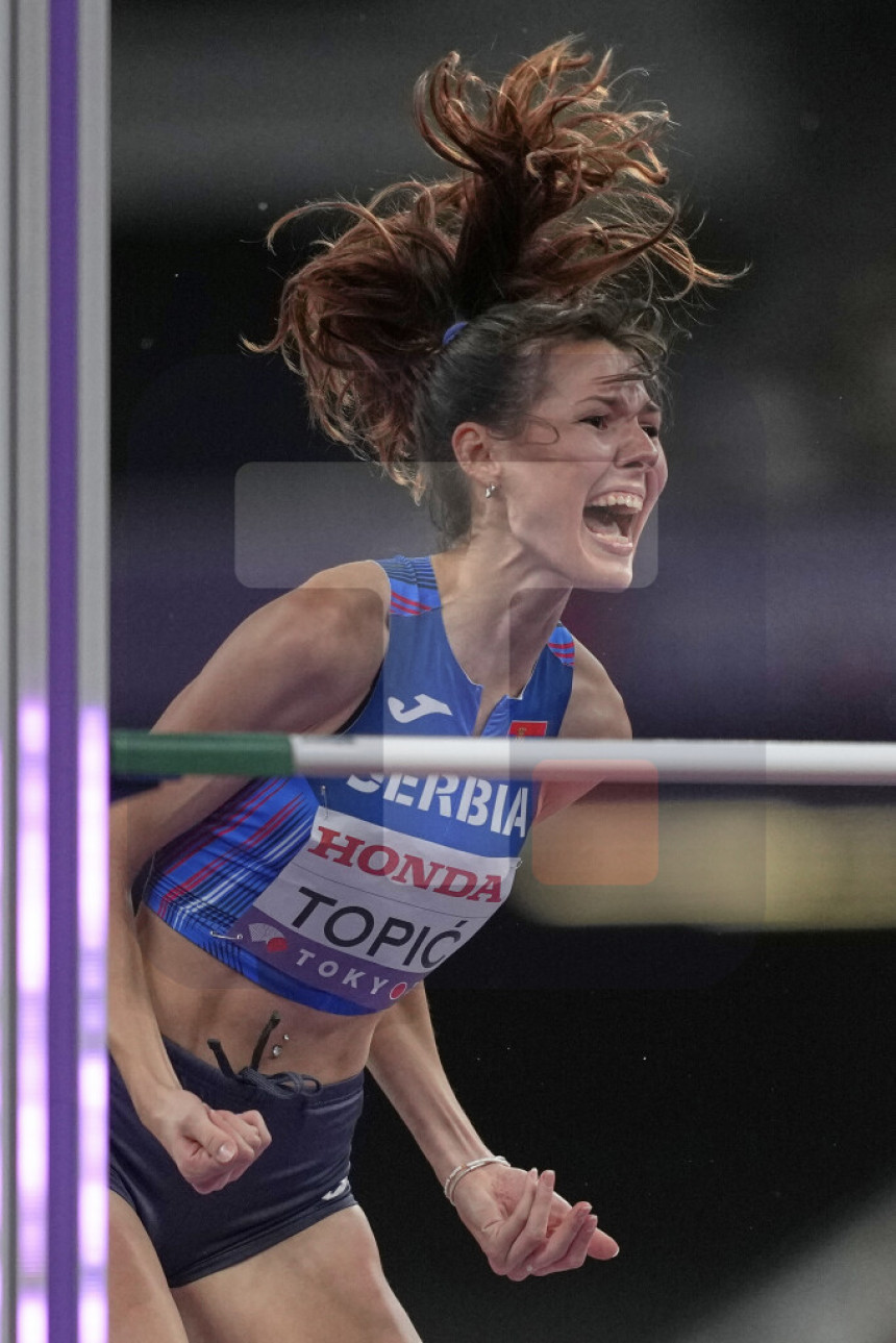 Angelina Topić osvojila bronzu u skoku uvis na SP