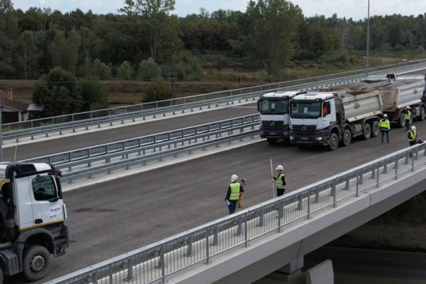 Obavljeno testiranje mosta na auto-putu Sarajevo-Beograd
