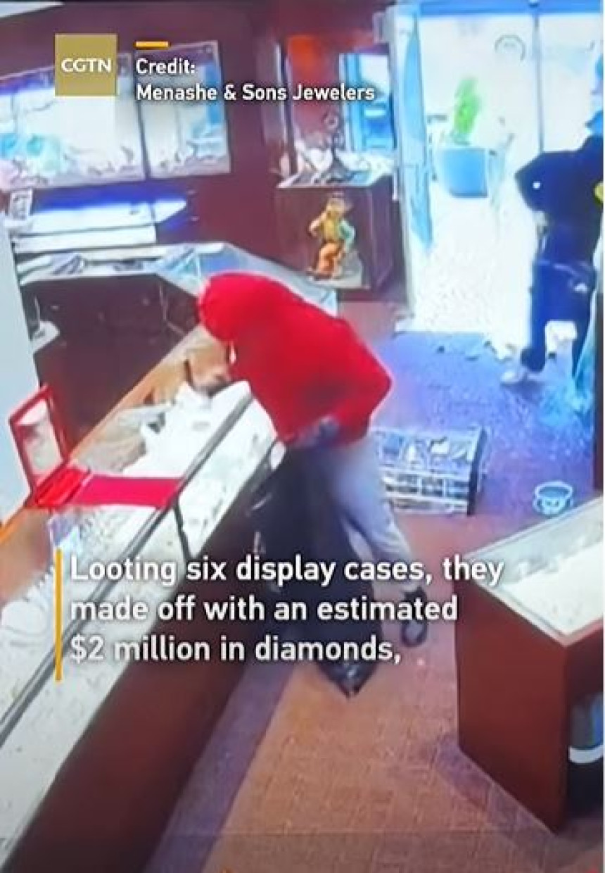 Pljačka: Za samo 90 sekundi odnijeli "plijen" od 2 mil. $