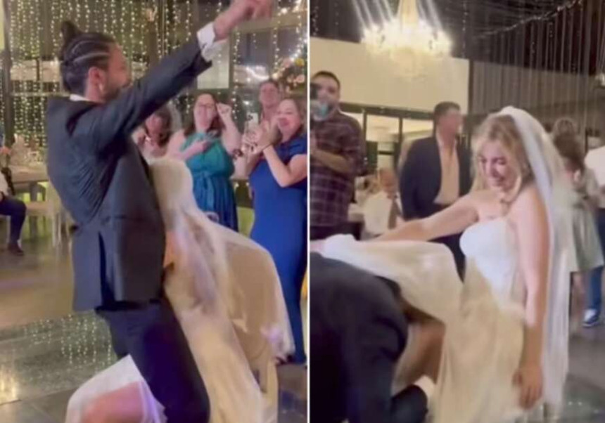 Младенци свадбу претворили у стриптиз клуб, отац изашао