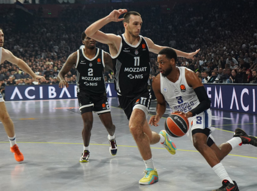 Košarkaši Partizana pobijedili Efes u 3. kolu Evrolige