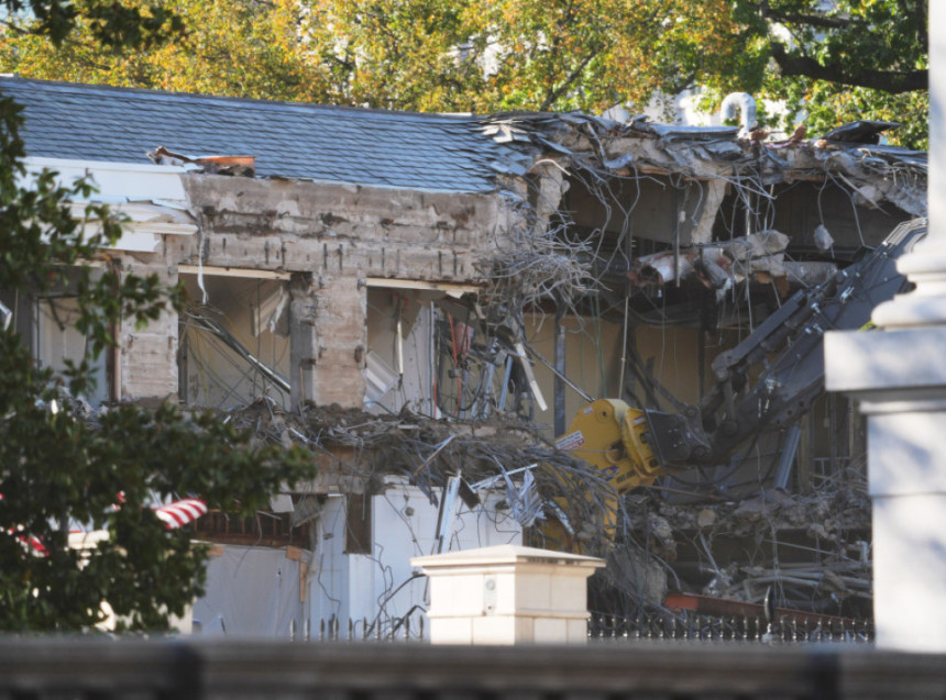 Ruši se dio Bijele kuće zbog Trampove balske dvorane