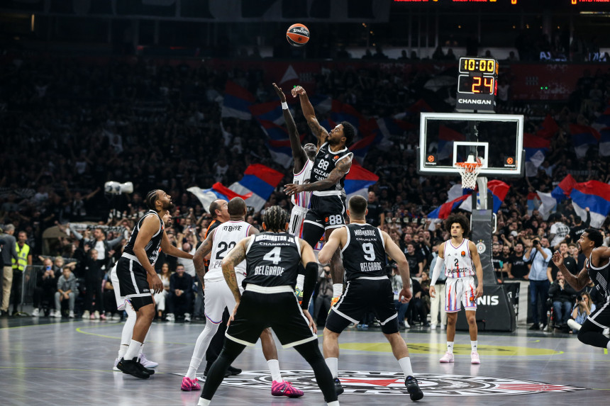 Debakl: Košarkaši Partizana pretrpjeli su poraz od Pariza