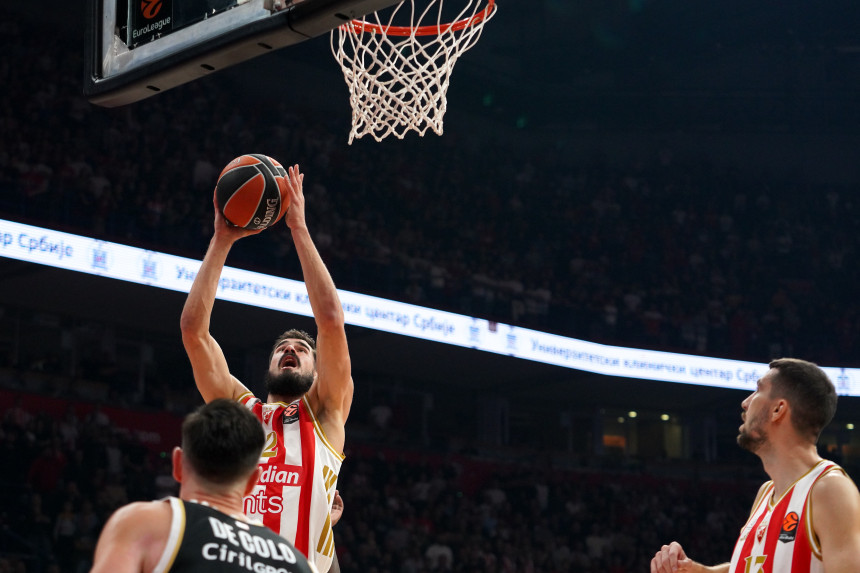 Zvezda upisala petu pobjedu u nizu, Asvel pao u drugoj četvrtini