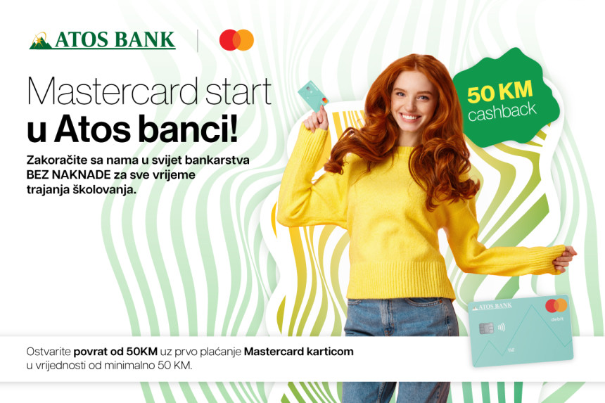 Mastercard start u ATOS Banci: Podrška mladima na putu ka finansijskoj samostalnosti