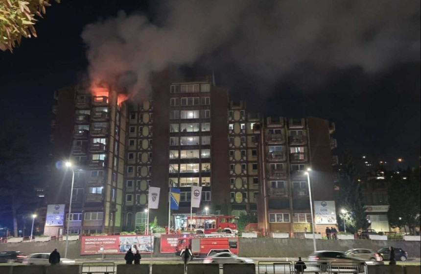 Tuzla: Stručnjaci utvrđuju uzrok požara u domu