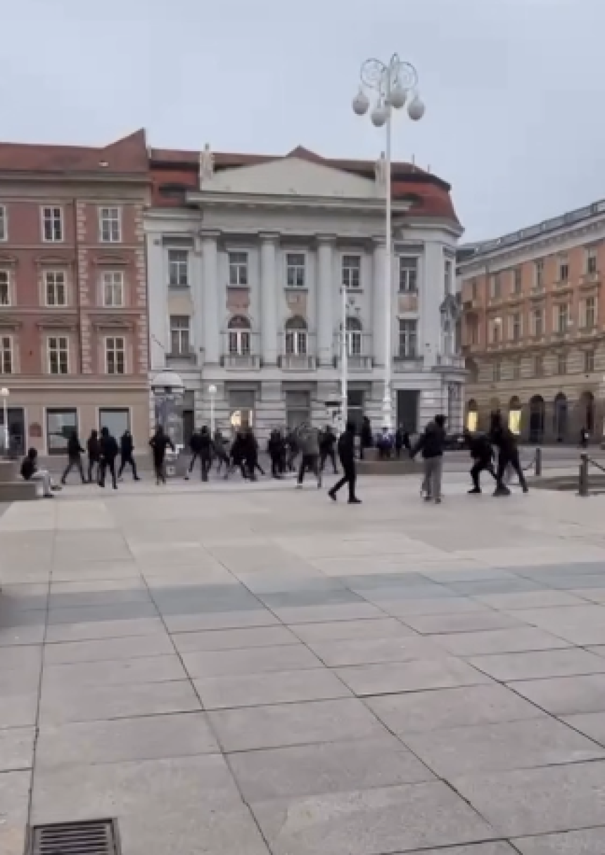 Masovna tuča maskiranih mladića u centru Zagreba
