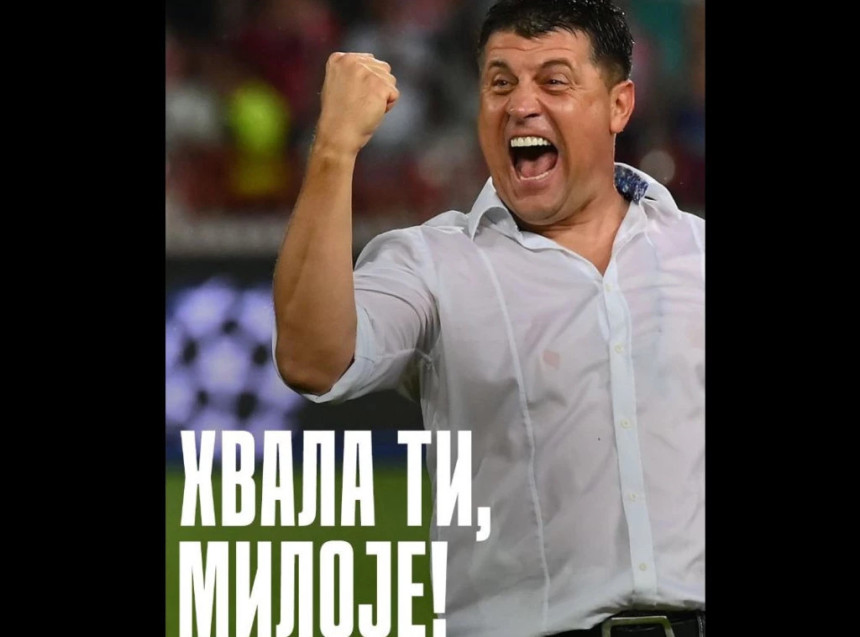 Milojević nije više trener fudbalera Crvene zvezde