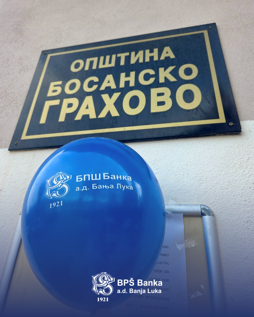 Otvoren bankomat BPŠ Banke u Bosanskom Grahovu