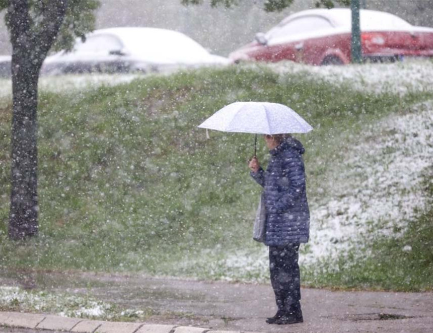 Danas hladnije vrijeme, oblačno s padavinama
