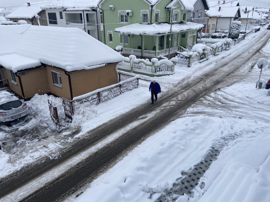 Otežano kretanje na području Bijeljine zbog obilnih padavina