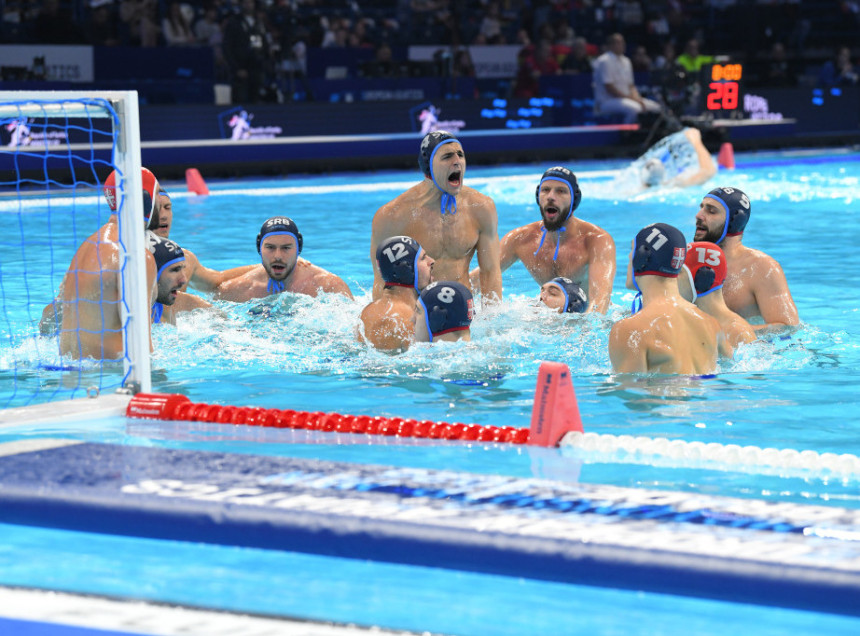 Vaterpolisti Srbije pobedili Izrael i overili prvo mesto u C grupi na EP u Beogradu