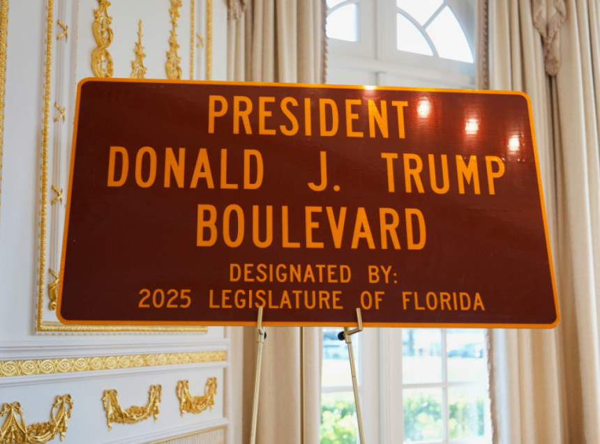 Put na Floridi nazvan po Donaldu Trampu