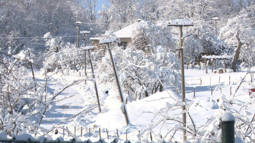 U Han Pijesku jutros temperatura minus 13