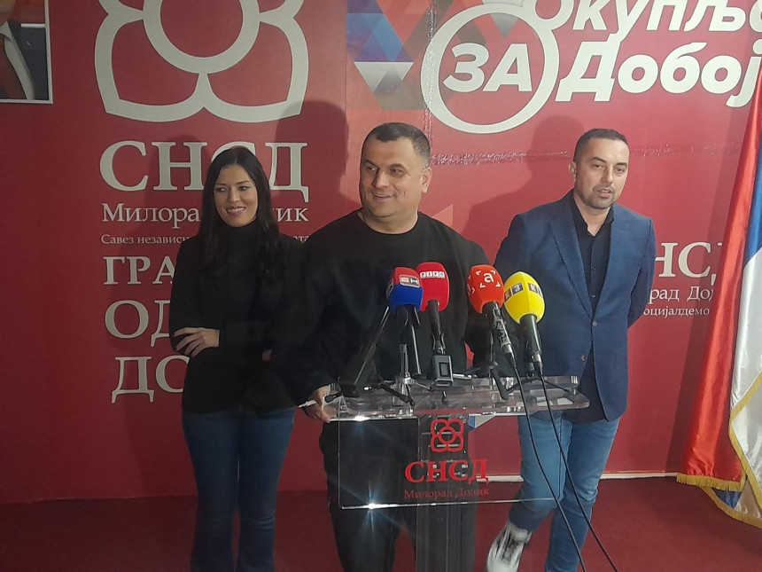 SNSD u Doboju najavio pobjedu Siniše Karana