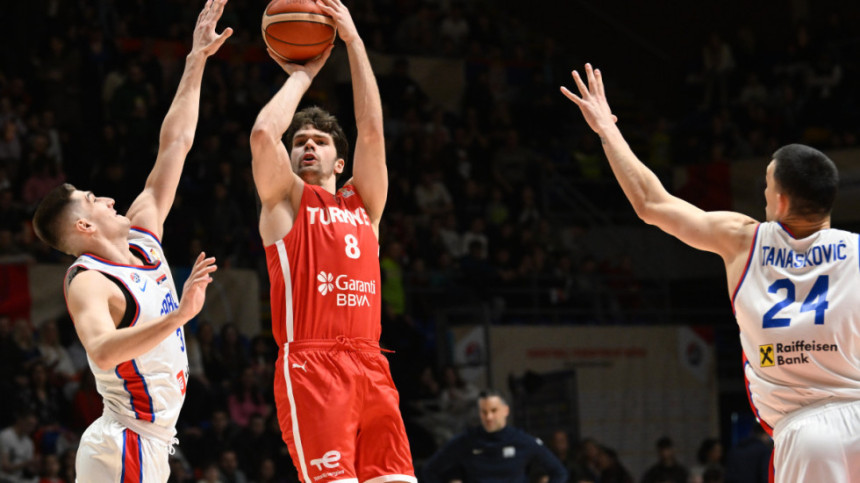 Košarkaši Srbije poraženi od Turske