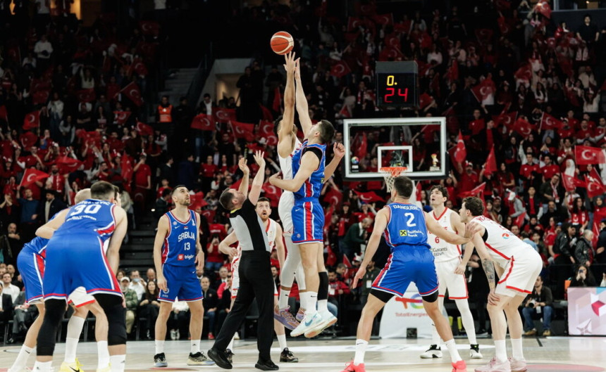 Košarkaši Srbije poraženi od Turske u meču kvalifikacija za plasman na SP 2027.