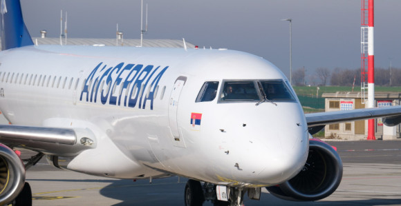 Avion Er Srbije iz Dubaija sletio u Beograd u 6.21