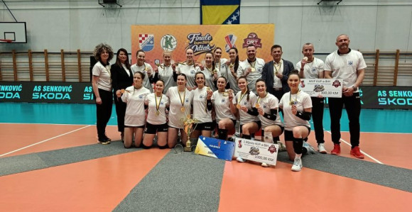 Одбојкашице Гацка четврти пут освојиле Куп БиХ