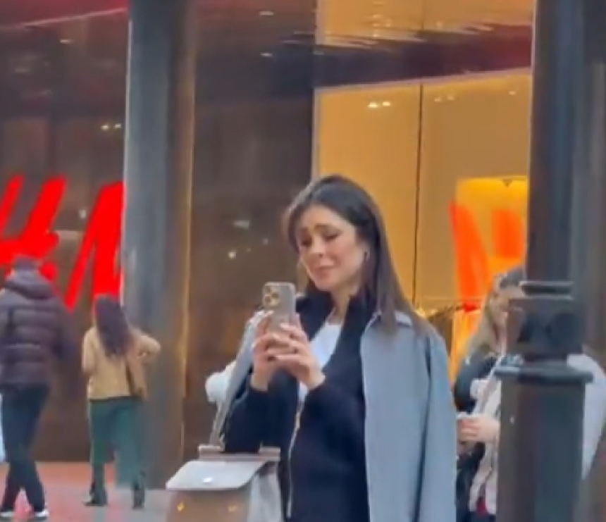 Глумица снимљена како плаче насред Кнез Михаилове