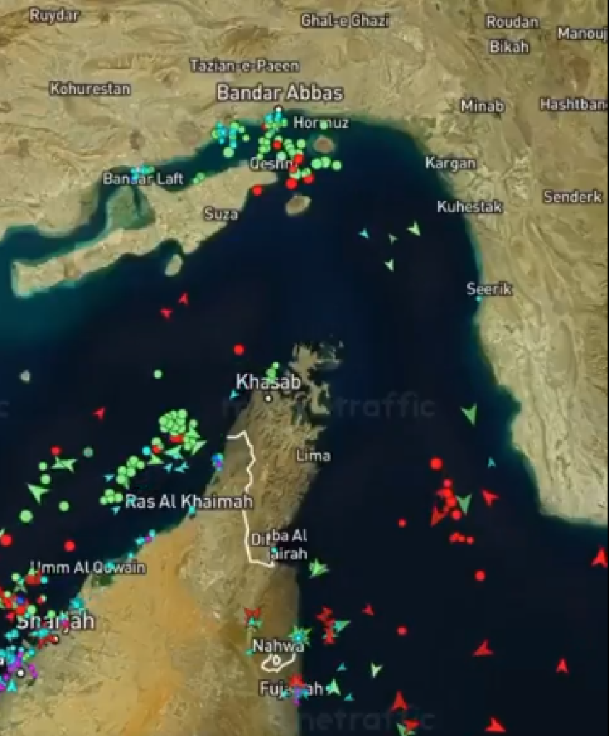 Гужва у Ормуском мореузу: Хиљаде бродова чекају