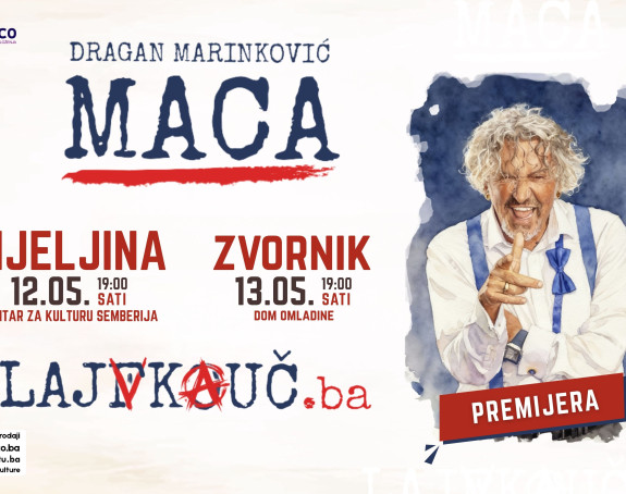 Nova hit predstava Dragana Marinkovića Mace u Bijeljini
