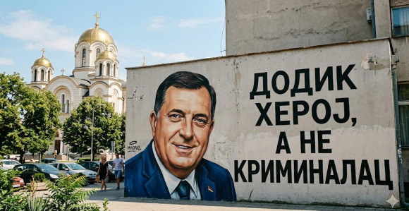 SNSD oslikava murale “Dodik heroj, a ne kriminalac”!?