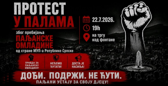 Paljani: Idemo na protest protiv policijske bahatosti
