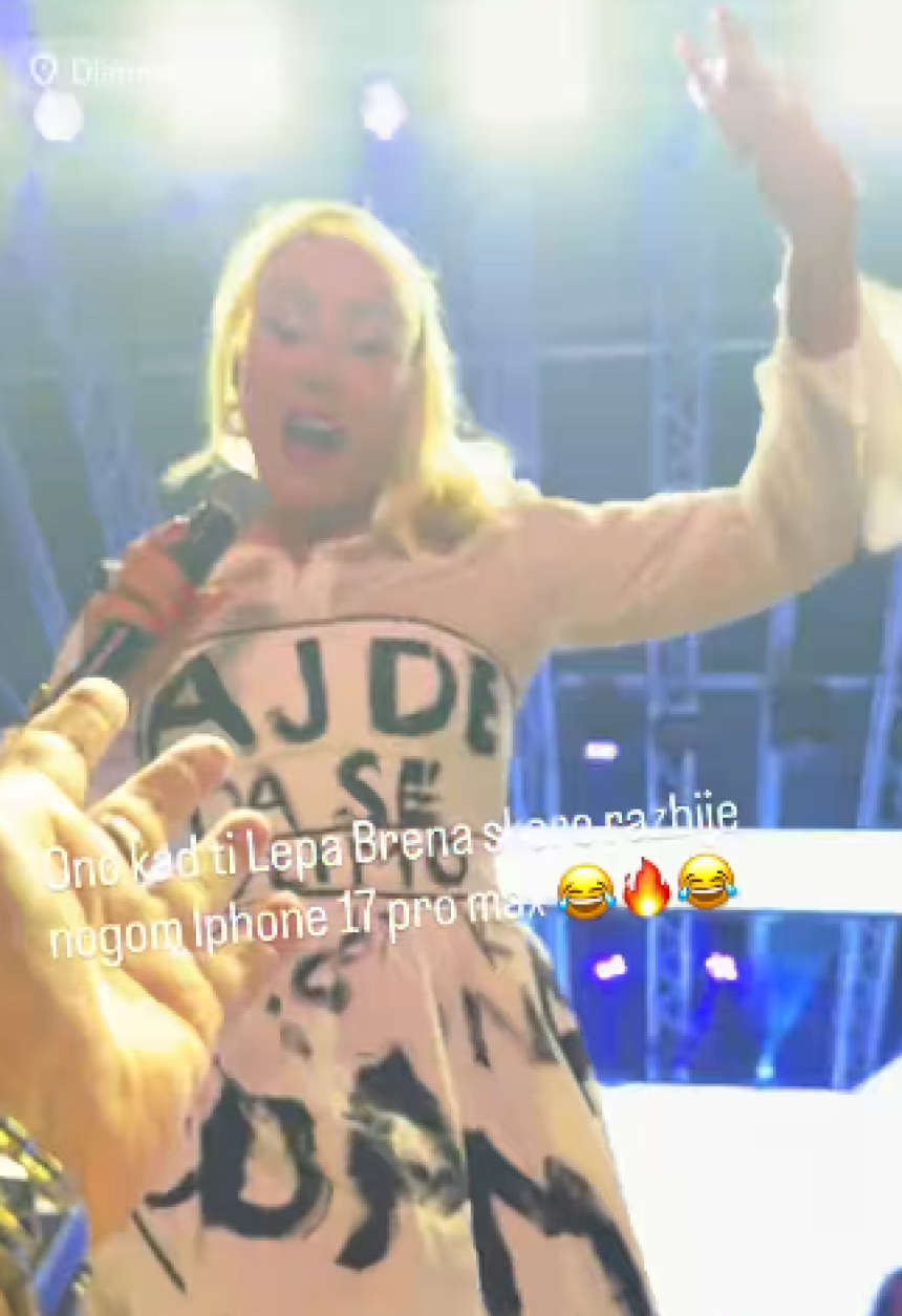 Snimak sa koncerta Lepe Brene zapalio mreže (VIDEO)