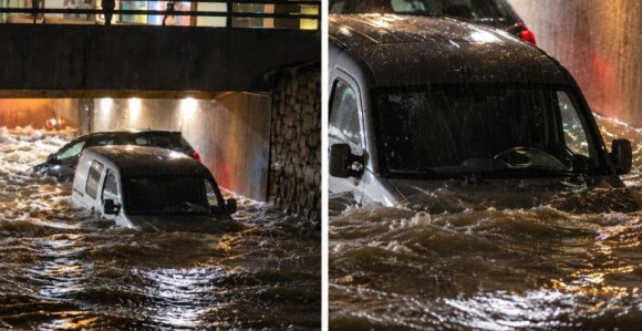 Veliko nevrijeme u Splitu i okolini: Ceste pod vodom